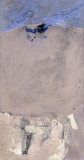 Ohne Titel Pigment / Öl / Sand auf Leinwand 1997 120 x 63 cm