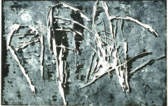 Holzschnittunikat 1992, 55 x 85 cm