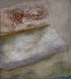 Ohne Titel Pigment / Sand auf Leinwand 1996 90 x 80 cm